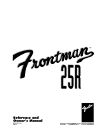 Fender Frontman-25R - Owners Manual